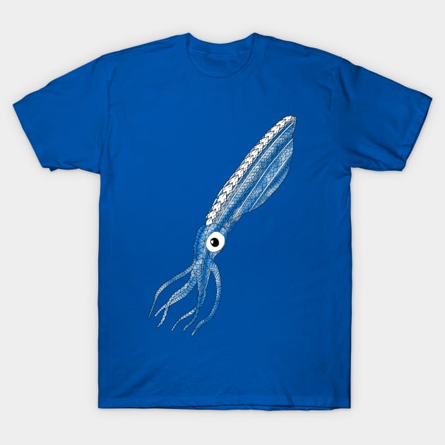 Tribal Squid T-Shirt by macdonaldcreativestudios